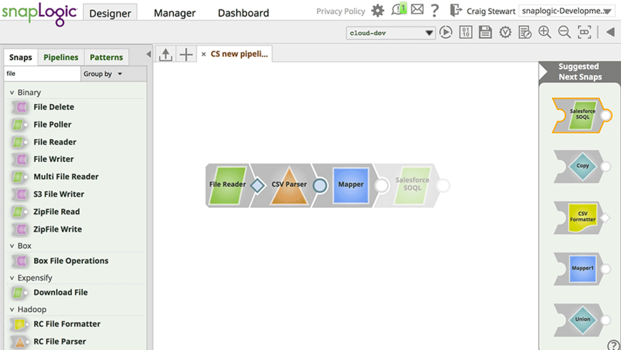 SnapLogic Pipeline